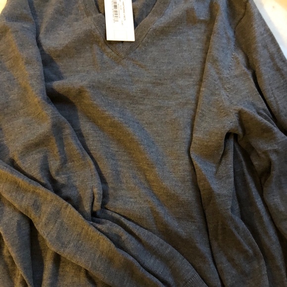 NEW Thomas pink wool sweater XL grey - Picture 5 of 7